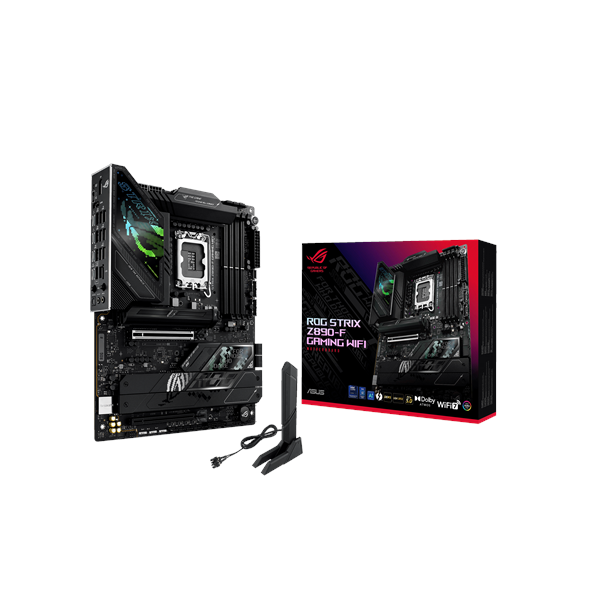 ASUS ROG STRIX Z890-F GAMING WIFI Moderkort - Intel Z890 - Intel LGA1851 - DDR5 RAM - ATX