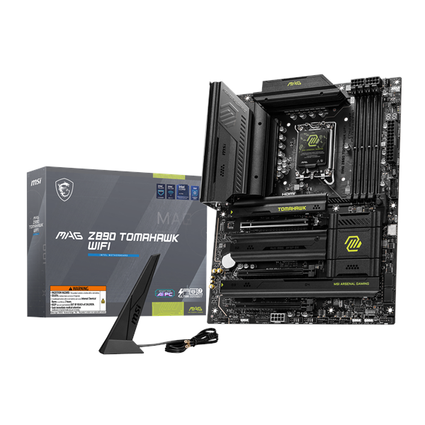 MSI MAG Z890 TOMAHAWK WIFI Moderkort - Intel Z890 - Intel LGA1851 socket - DDR5 RAM - ATX