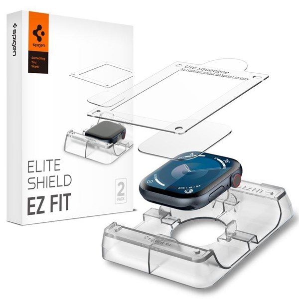 Spigen Eliteshield EZ Fit 2 Pack - transparency - Apple Watch 11/10 46mm