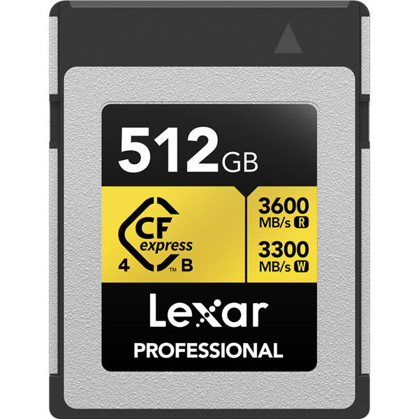 Lexar Professional CFexpress 4.0 Pro Gold - 3600MB/s - 512GB