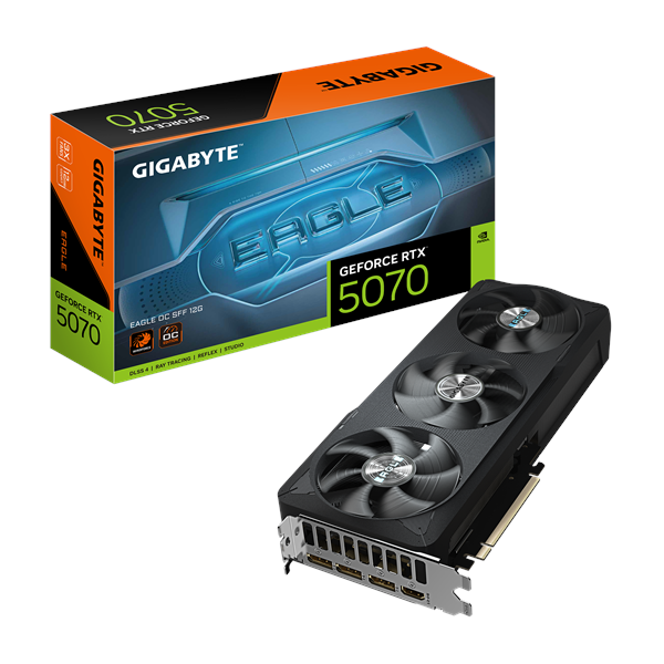GIGABYTE GeForce RTX 5070 EAGLE OC - 12GB GDDR7 RAM - Grafikkort
