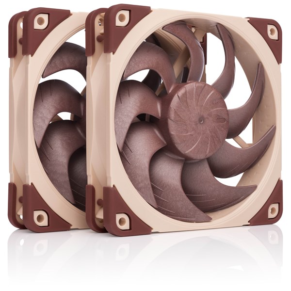 Noctua NF-A12x25 G2 PWM Sx2-PP - Chassi fläkt - 120mm - Brun - 22 dBA