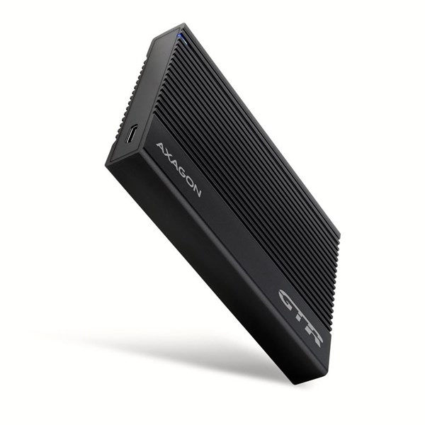 AXAGON SuperSpeed USB-C 10 Gbps Ribbed Box for 2.5" SSD / HDD