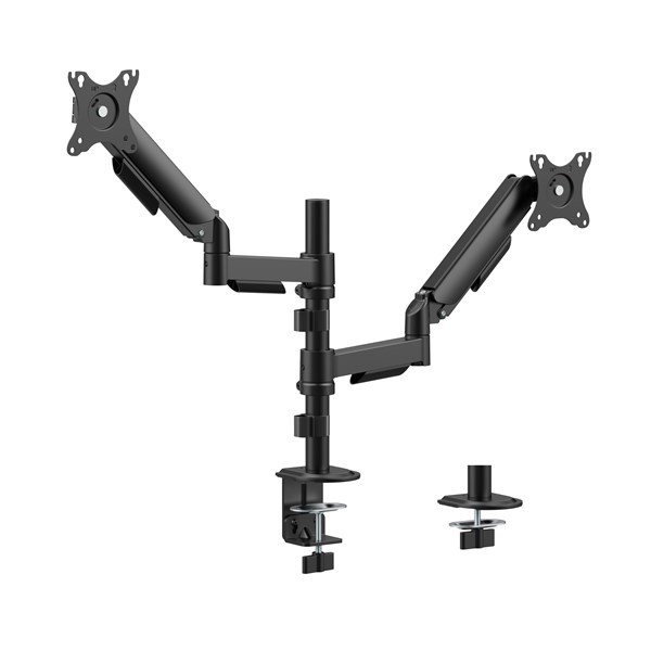 Gembird Monitor Arm - Adjustable arm 2-display 17"-32"