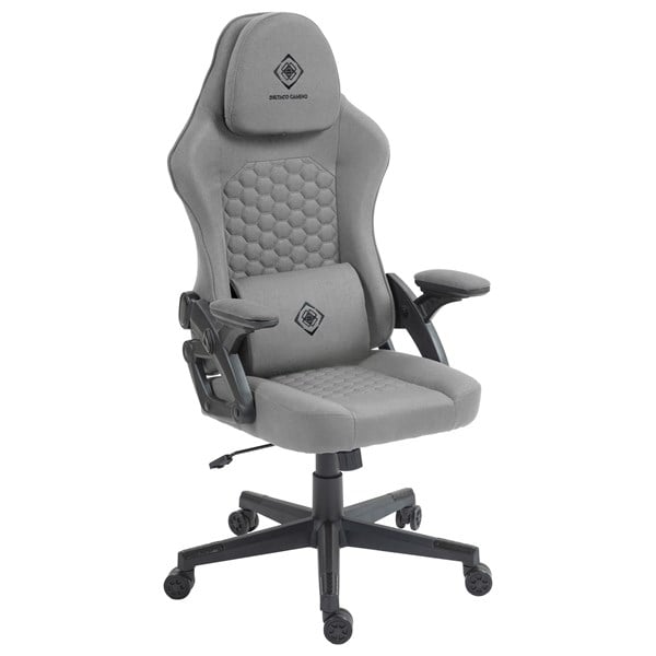 Deltaco DC130 Gaming Gaming Stol - Grå - Tyg