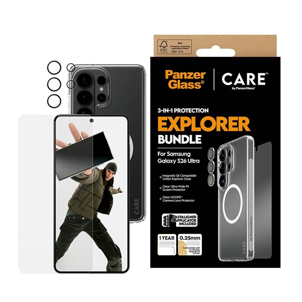 PanzerGlass 3-in-1 Bundle Samsung Galaxy S26 Ultra
