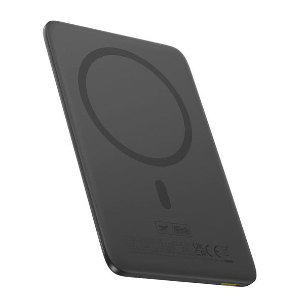 Baseus PicoGo AM41 Ultra-Slim 20 W MagSafe Compatible Power Bank with Simple USB-C 60 W 30 cm Cable - 5000 mAh