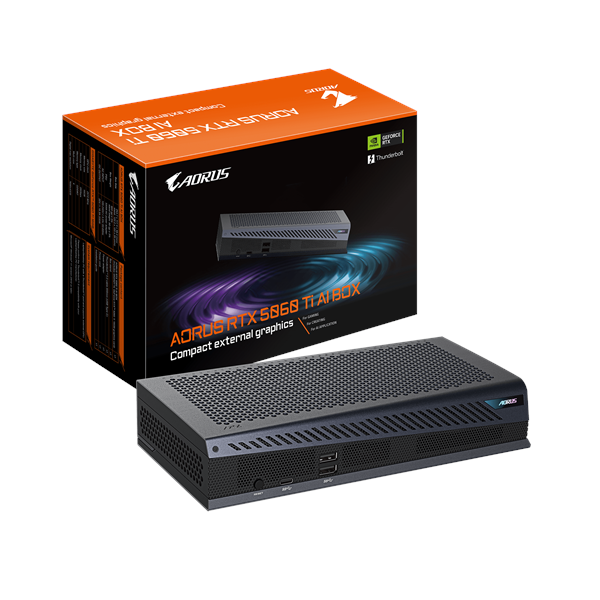 GIGABYTE GeForce RTX 5060 Ti AORUS AI BOX - 16GB GDDR7 RAM - Grafikkort