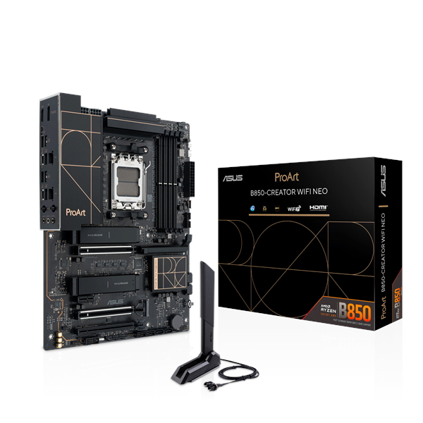 ASUS ProArt B850-CREATOR WIFI NEO Moderkort - AMD B850 - AMD AM5 - DDR5 RAM - ATX