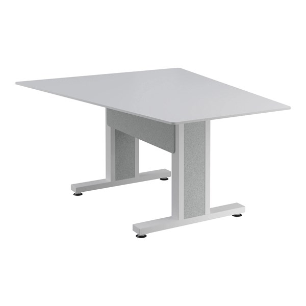 Middle Atlantic Forum - table - angle - designer white Gaming Bord