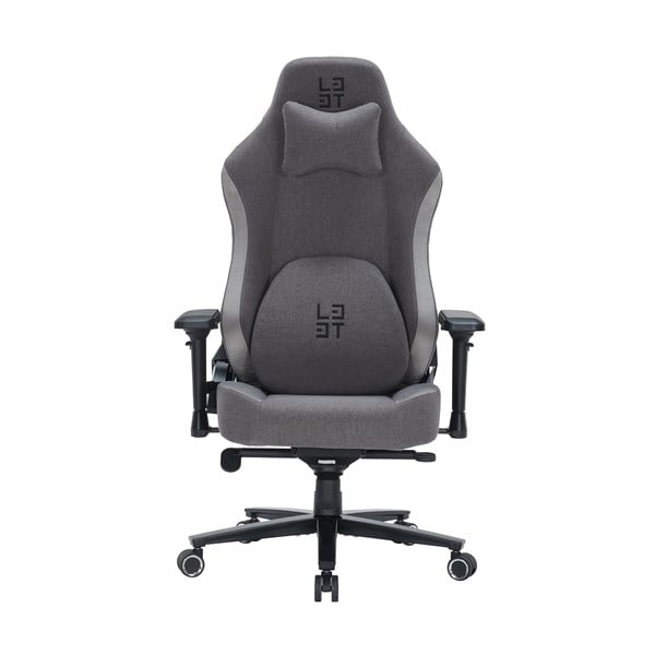 L33T Neolite Gaming Stol - Grå - Tyg - 154 kg