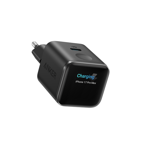 Anker Nano Charger (45W Smart Display) - Black