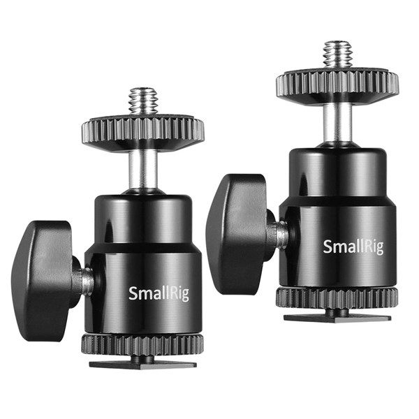 SmallRig 2059 CAMERA COLD SHOE -BALLHEAD-1/4"SC 2P