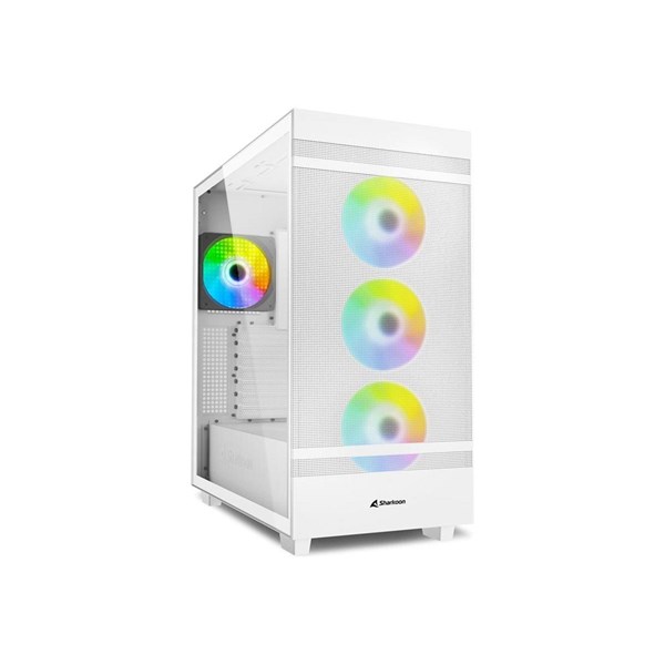 Sharkoon Rebel C50 RGB - Chassi - Tower - Vit