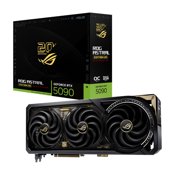 ASUS GeForce RTX 5090 ROG Astral 20th Edition - 32GB GDDR7 RAM - Grafikkort