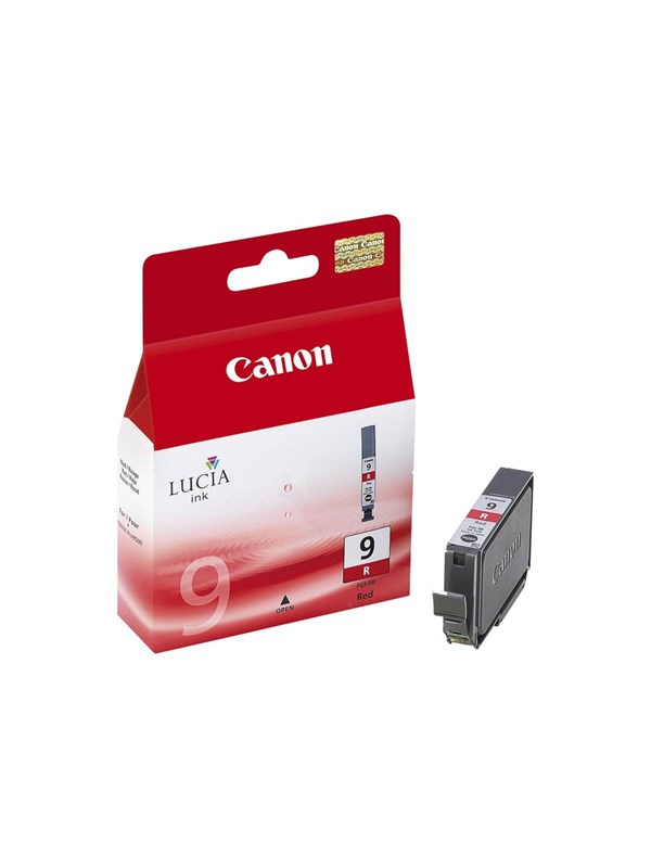 Produktfoto för Canon Bläckpatron, 9R, röd, singelförpackning, 1040B001