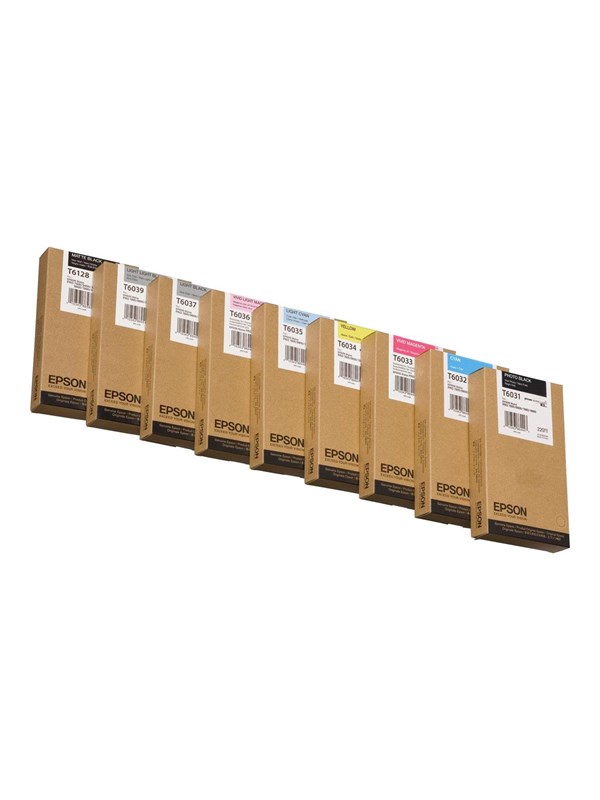 Produktfoto för Epson Bläckpatron, UltraChrome, hög kapacitet, ljus cyan, singelförpackning, C13T603500