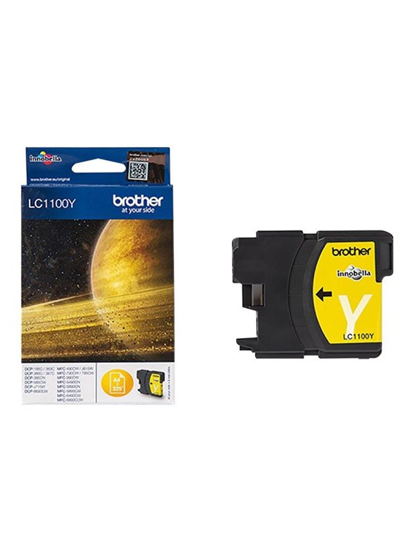 Brother LC1100Y / LC 1100Y Yellow Ink - Bläckpatron Yellow
