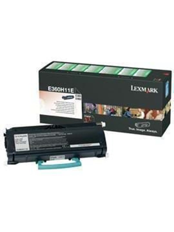 Lexmark E360H11E Toner Black - Tonerkassett Svart