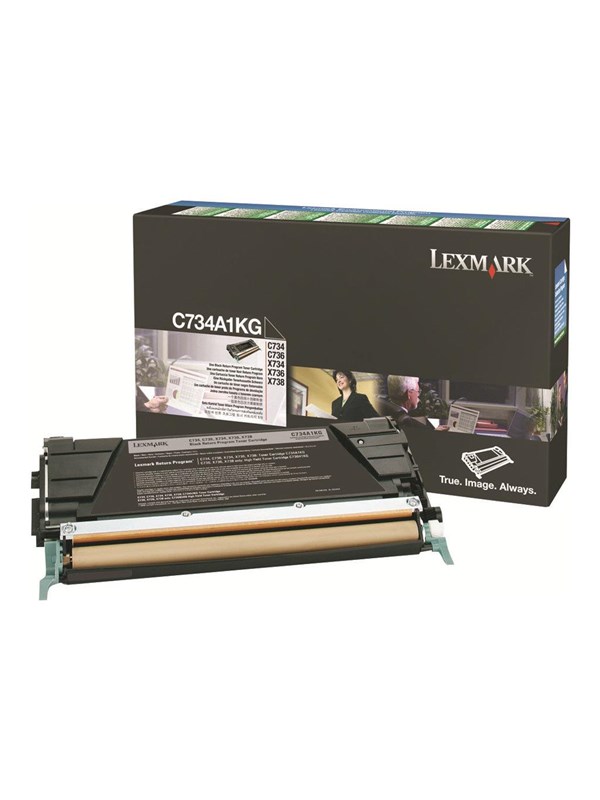 Lexmark C734A1KG Black Toner - Tonerkassett Svart