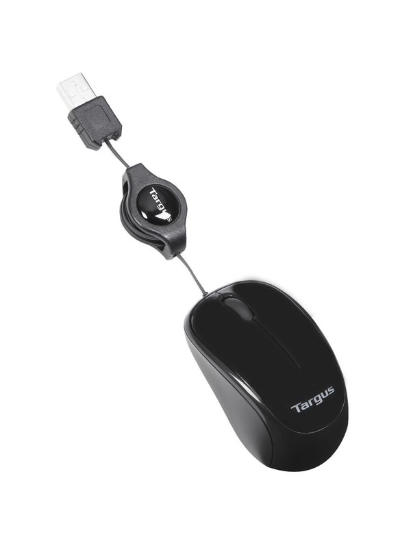 Targus Compact Blue Trace Travel Mouse Black - Mouse - Optic - Grå