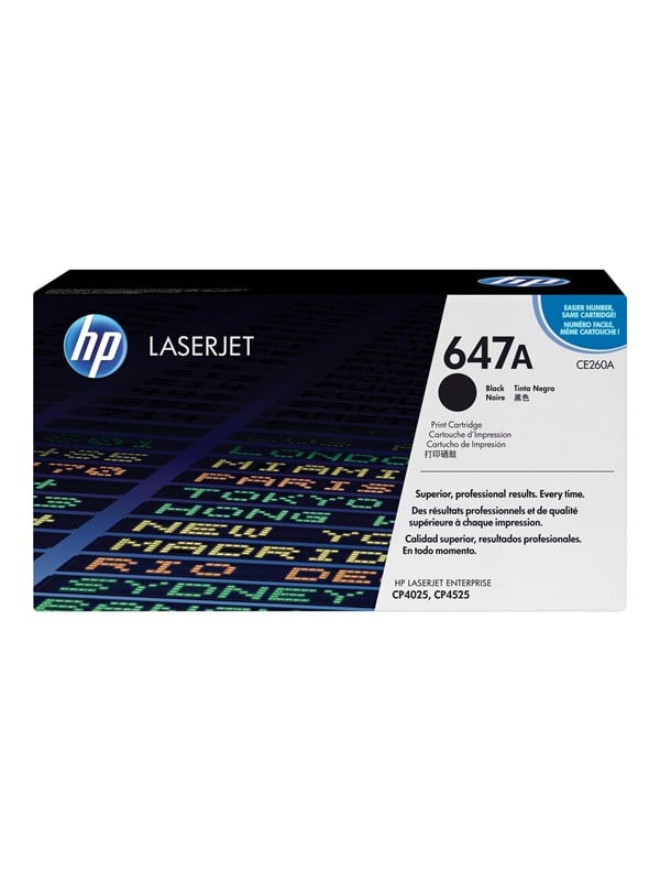 Produktfoto för HP 647A / CE260A Black Toner - Tonerkassett Svart