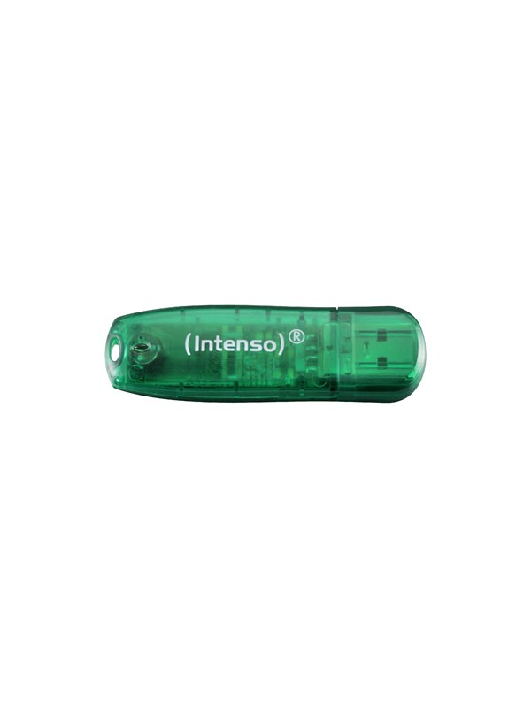 Intenso Rainbow Line USB Drive - Grön - 8GB - USB-minne