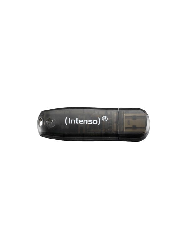 Intenso Rainbow Line USB Drive - Svart - 16GB - USB-minne