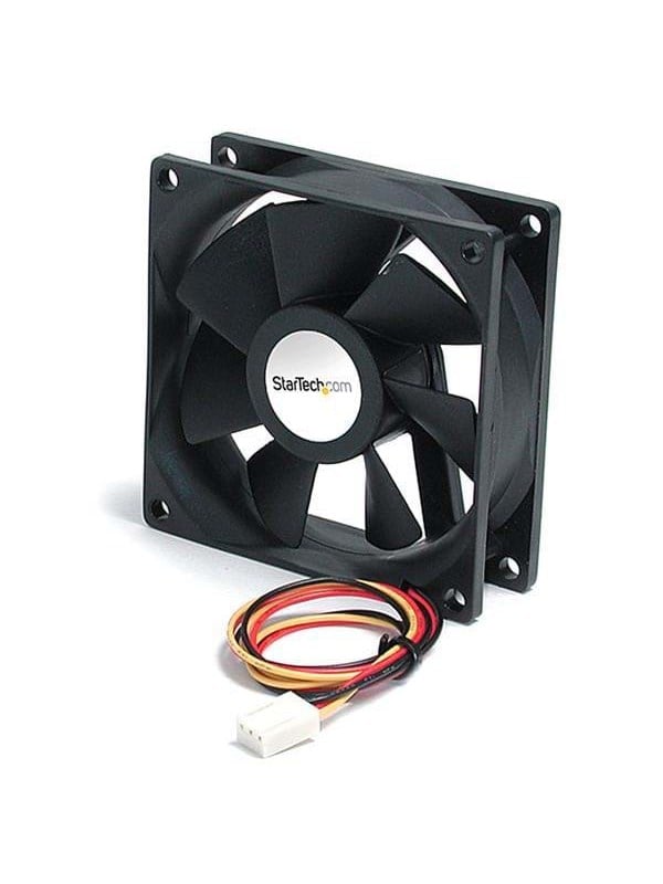 StarTech.com 92x25mm kullager Tyst Computer Case Fan w / TX3-kontakt - Chassi fläkt - 92mm - Svart