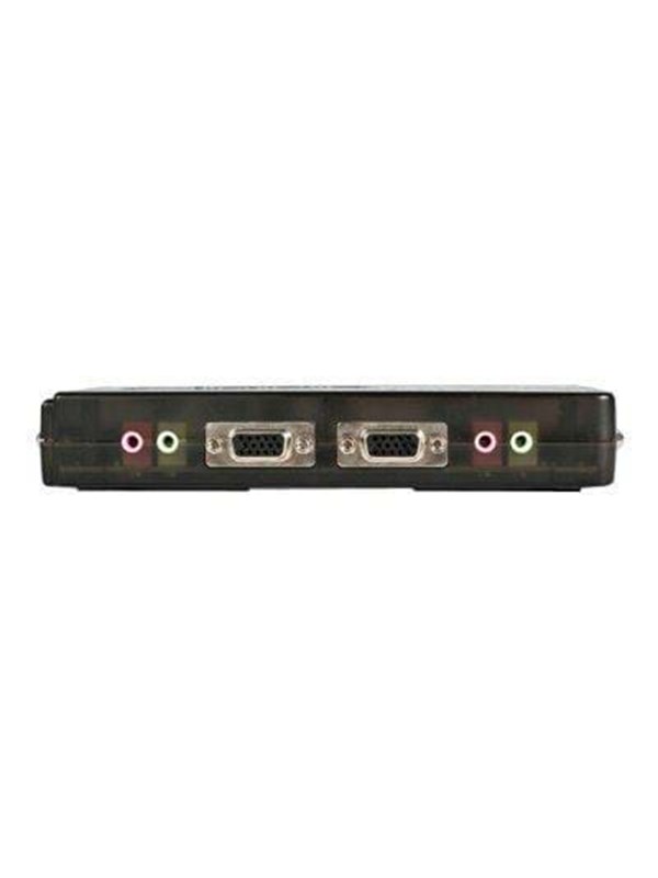 StarTech.com Svart 4 Port USB KVM Switch Kit med kablar och ljud - KVM / ljud - 4 portar