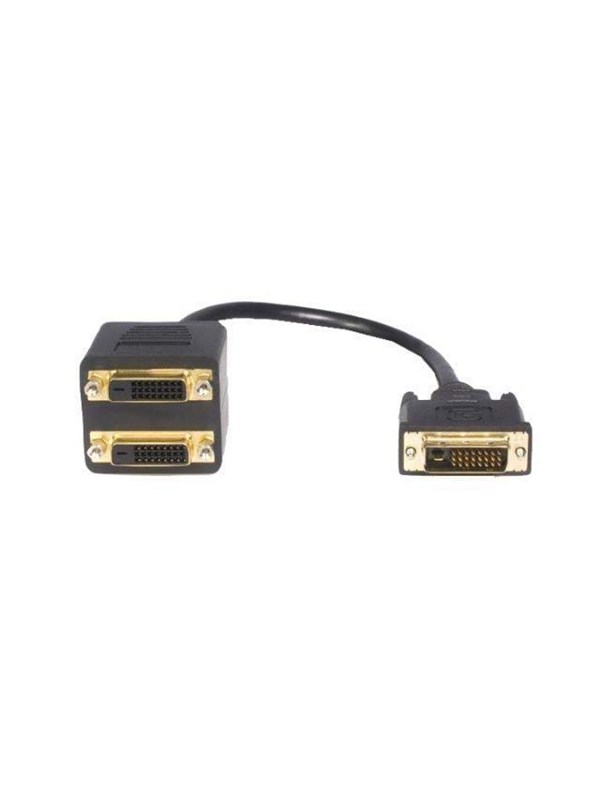 StarTech.com DVI-D två 2x DVI-D digital video kabel Splitter - Video Splitter - DVI
