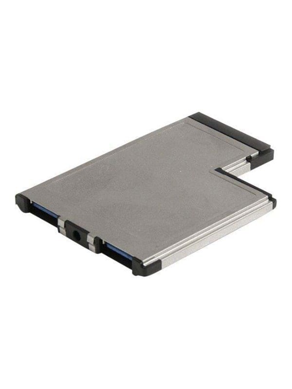 StarTech.com 2 Port infälld montering ExpressCard 54mm SuperSpeed ??USB 3.0 Card Adapter - USB-adapter
