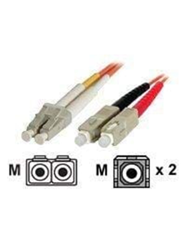 StarTech.com Multimode 62.5/125 Duplex Fiber patchkabel LC-SC - nätverkskabel