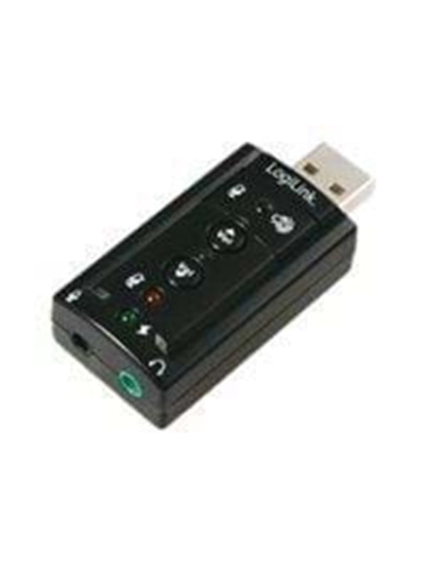 LogiLink USB-ljudkort med Virtual 7,1 Ljudeffekter