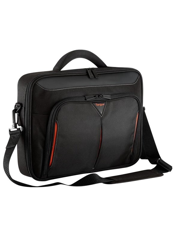 Targus CN418EU Classic+ 17-18" Clamshell Laptop Bag - Black/Red