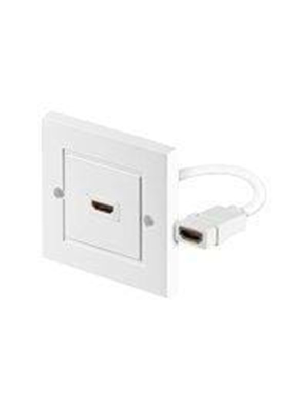 MicroConnect HDMI Wall Socket 1-Port White