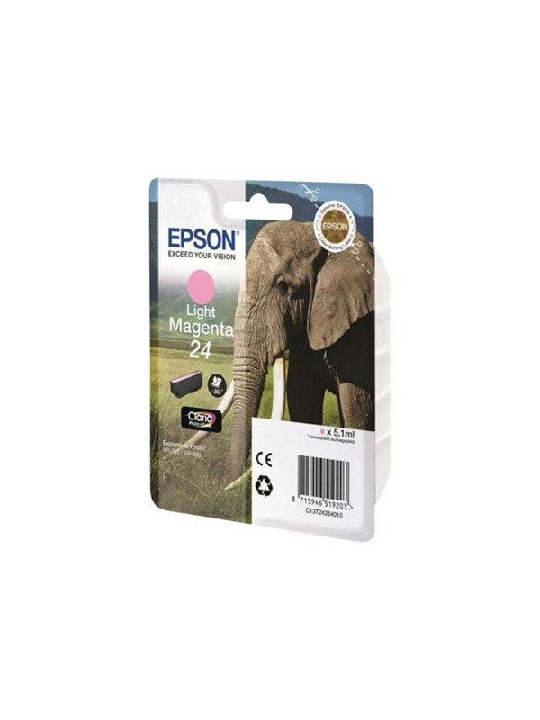 Epson 24 Ink Cartridge - Light Magenta - Bläckpatron Ljus Magenta