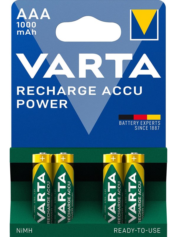 VARTA Professional batteri - AAA - NiMH x 4