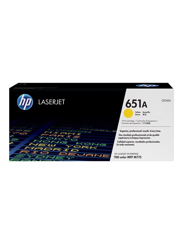 Produktfoto för HP Toner CE342A 651A 16K Gul