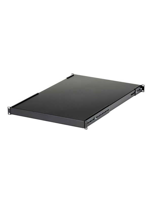StarTech.com 1U 19in Adjustable Rack Mount Shelf - He