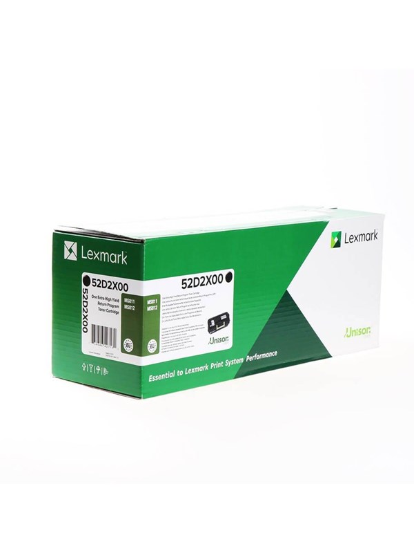 Lexmark 522X - Ekstra High Yield - Black Toner - Tonerkassett Svart