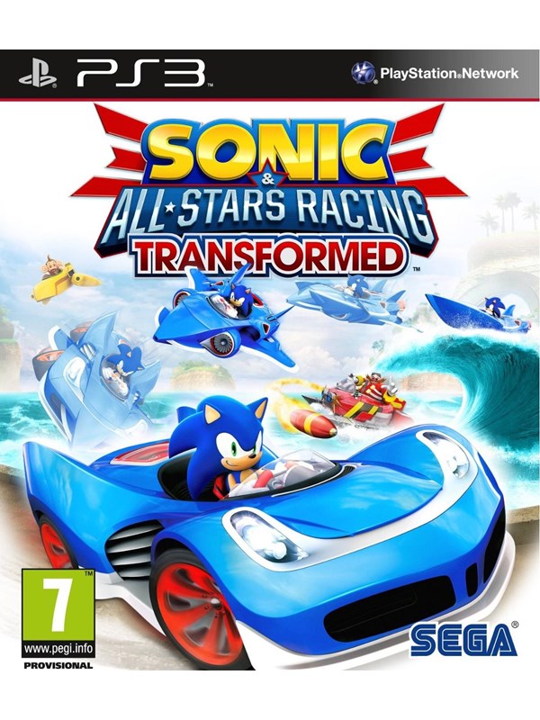 Sonic &amp; All Stars Racing Transformed Sony Playstation 3 Racing