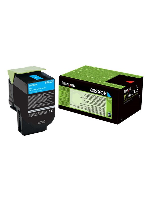 Lexmark toner cartridge - Cyan - Tonerkassett Blå