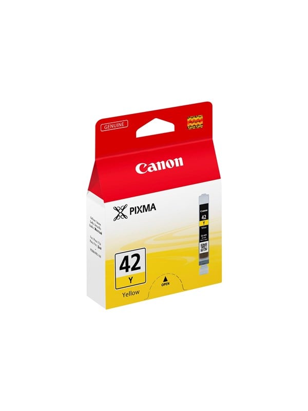 Produktfoto för Canon Bläckpatron, PIXMA 42Y, ChromaLife100, gul, singelförpackning, 6387B001