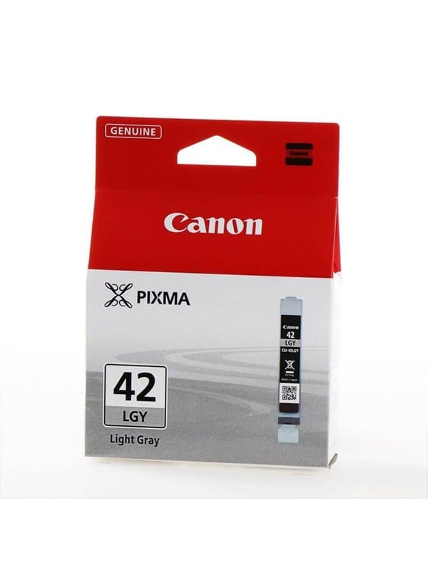 Produktfoto för Canon Bläckpatron, PIXMA 42L GY, ljusgrå, singelförpackning, 6391B001