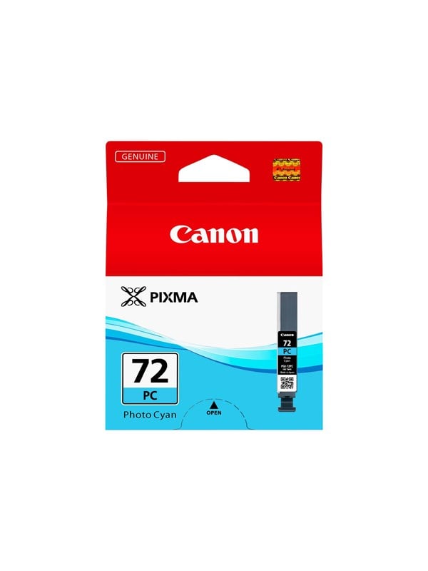 Produktfoto för Canon Bläckpatron, PIXMA 72PC, fotocyan, singelförpackning, 6407B001