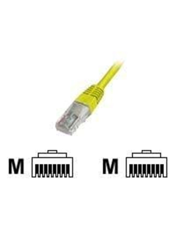 DIGITUS Premium - patch-kabel - 5 m - gul
