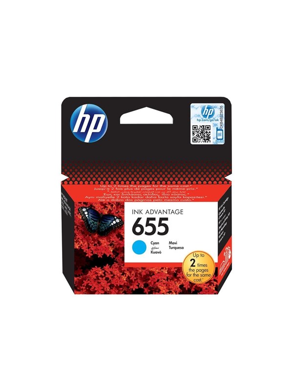 HP 655 / CZ110AE - Bläckpatron Blå