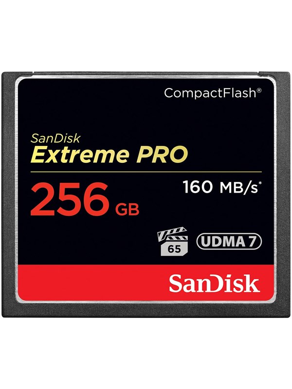 SANDISK Extreme Pro CF - 160MB/s - 256GB