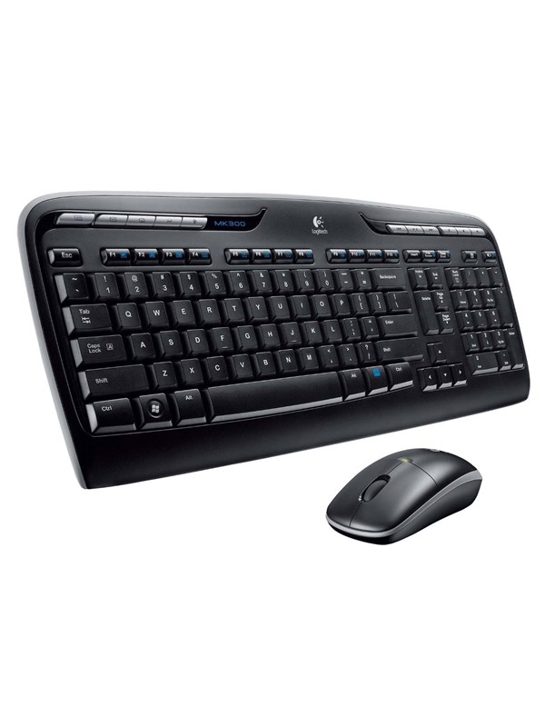 Logitech MK330 Trådlös kombination - Tastatur &amp; Mus set - Svart